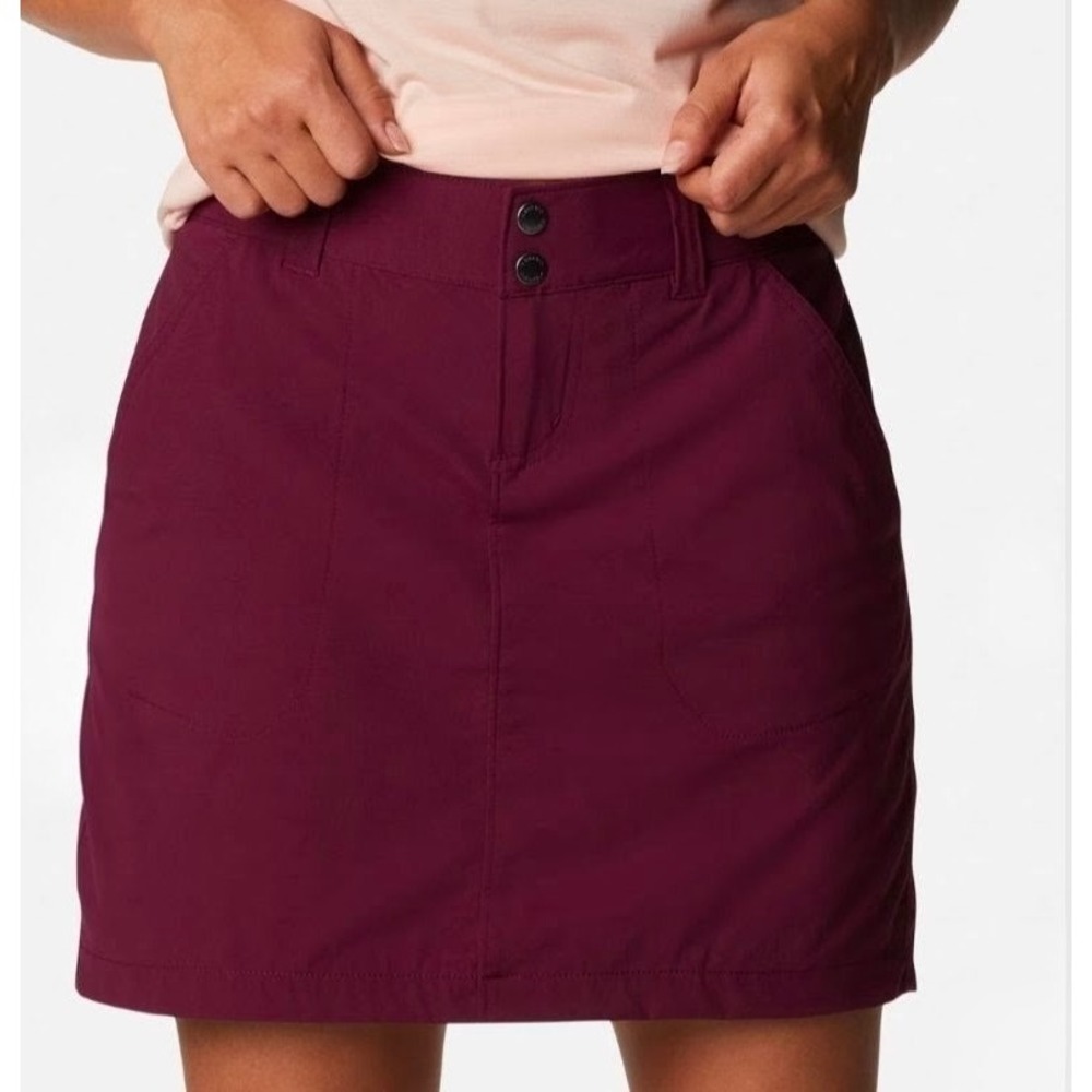 Columbia Saturday Trail Women's Size 3X Skort Plum Purple New Without Tag